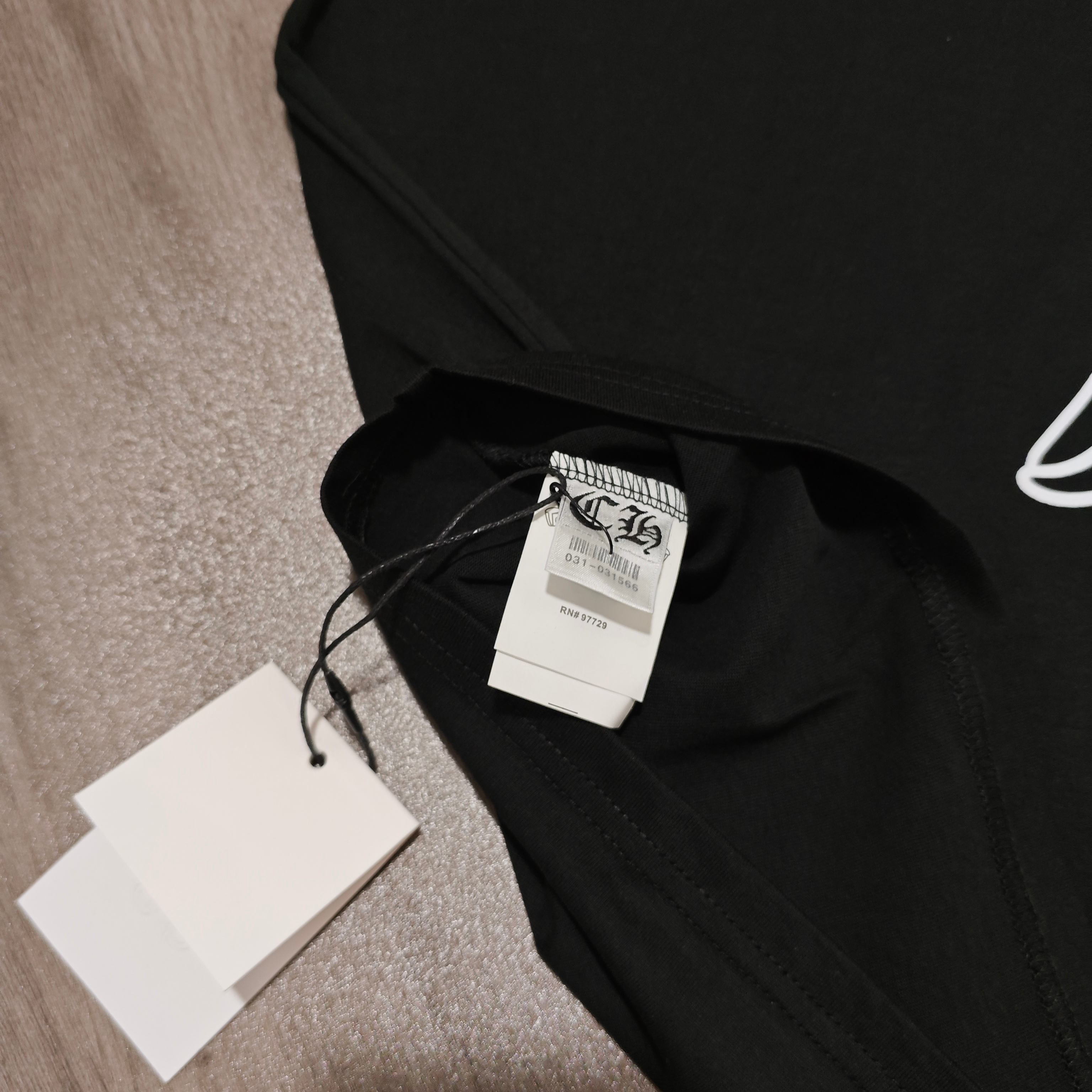 Chrome Hearts Chrome Hearts克罗心梵文大十字架短袖