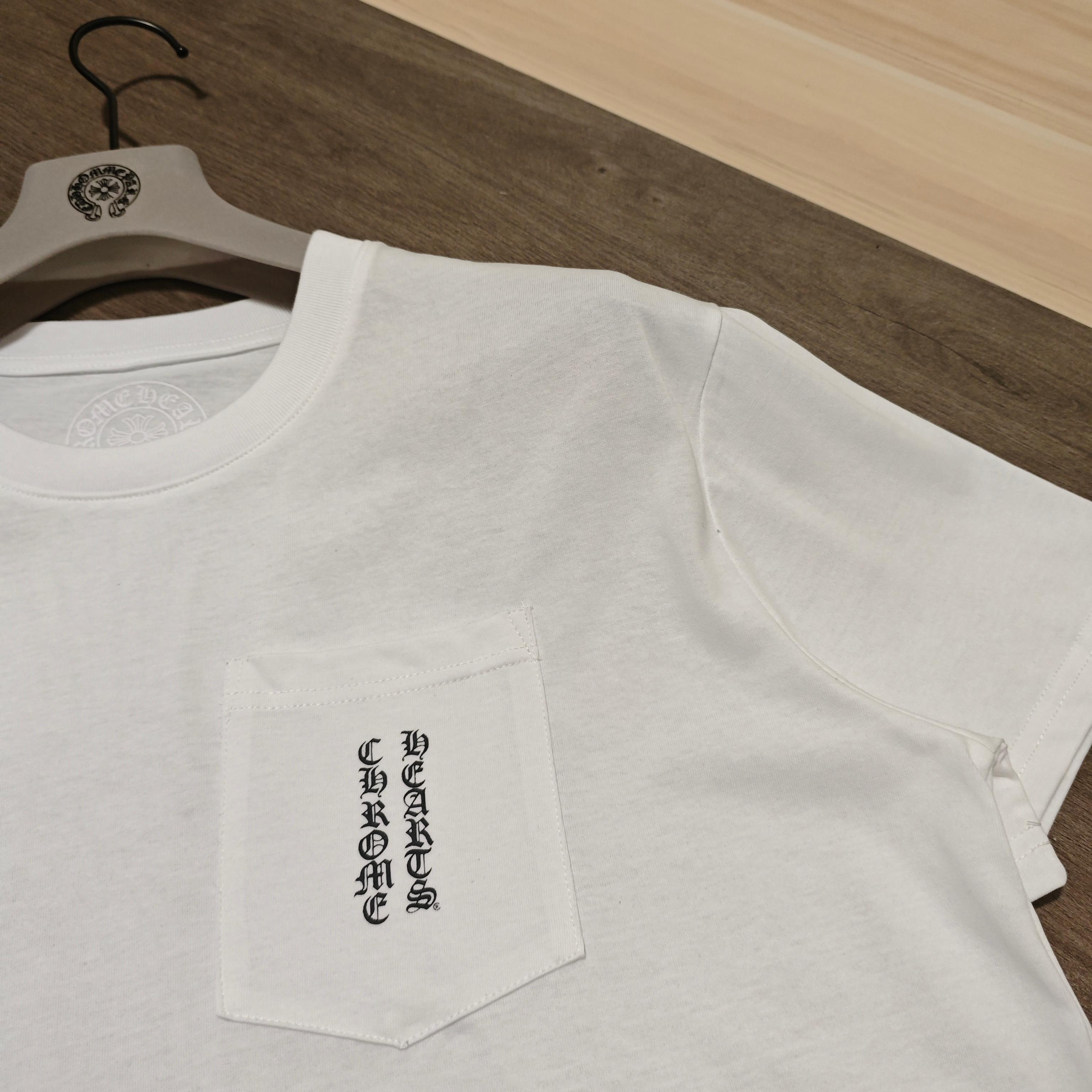 Chrome Hearts Chrome Hearts克罗心梵文大十字架短袖