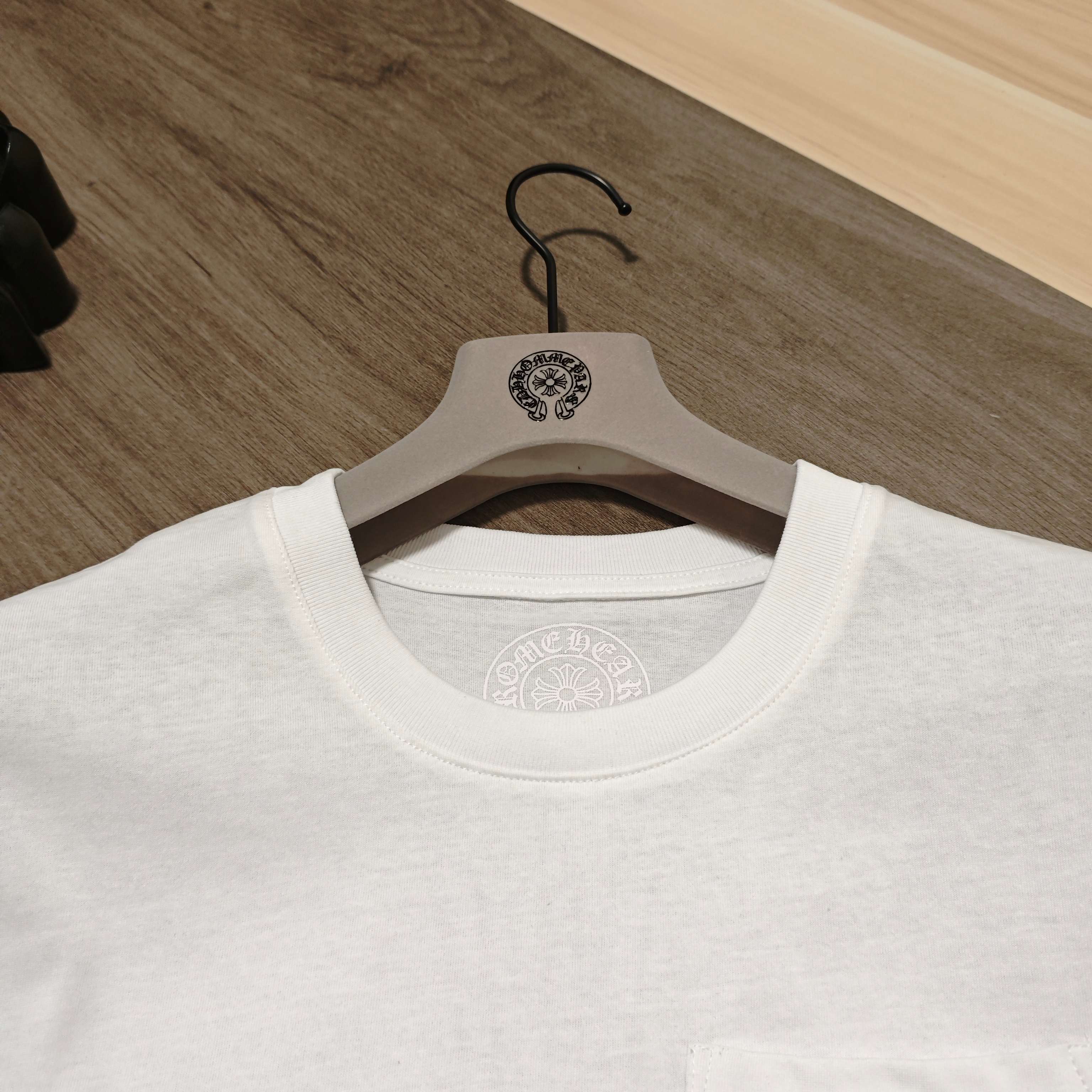 Chrome Hearts Chrome Hearts克罗心梵文大十字架短袖