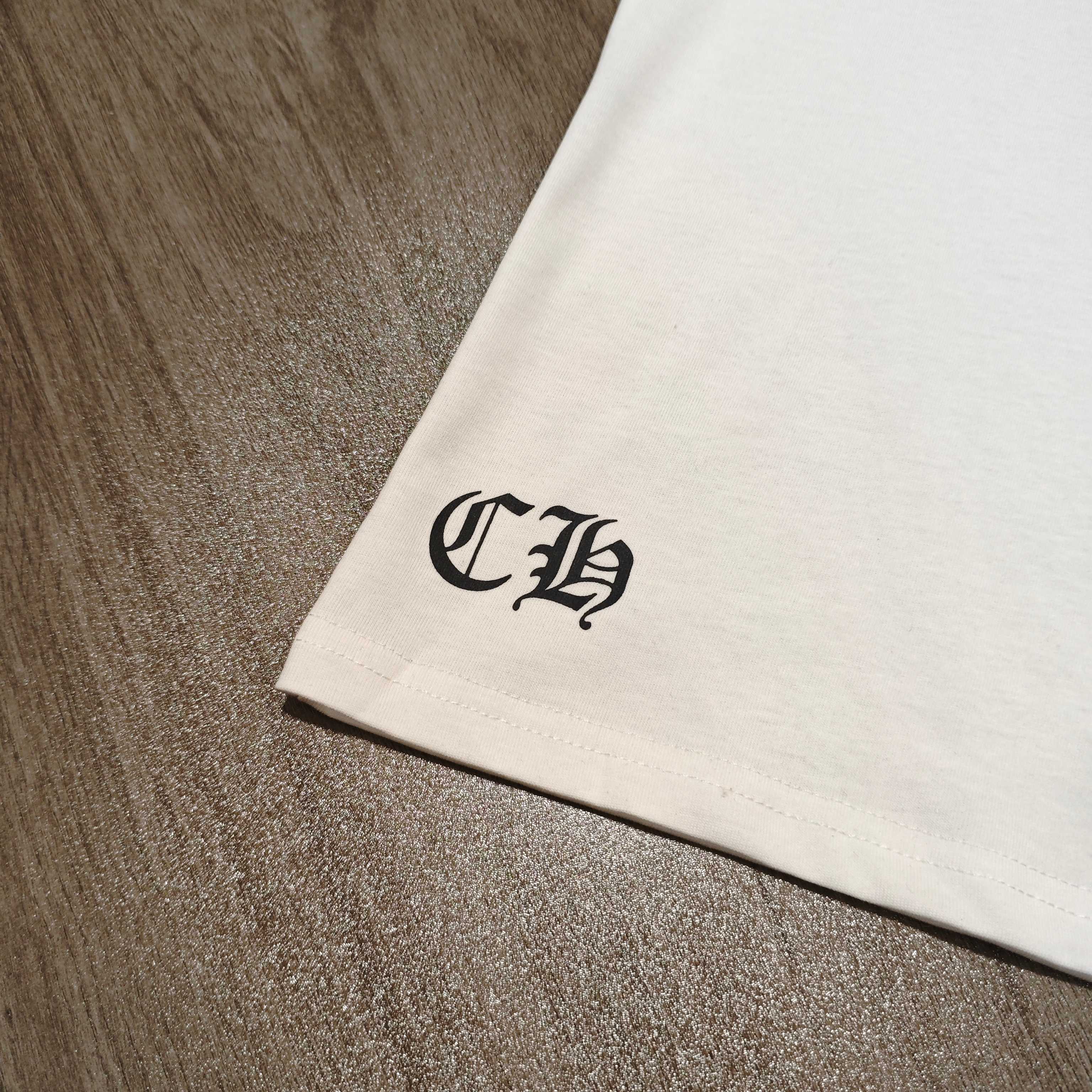 Chrome Hearts Chrome Hearts克罗心梵文大十字架短袖