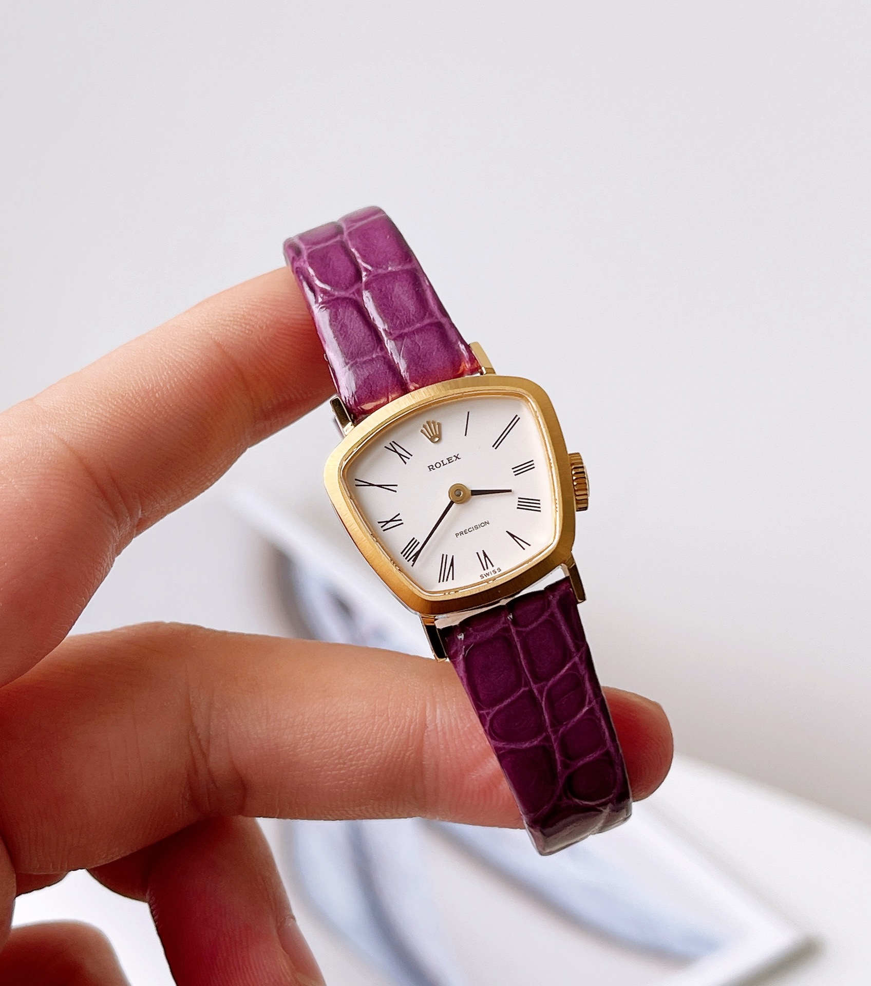 NO:386385,Rolex Middle Ages Noble Purple!  ,,rolex19860909劳力士 中古 高贵紫！,,rolex,Watch