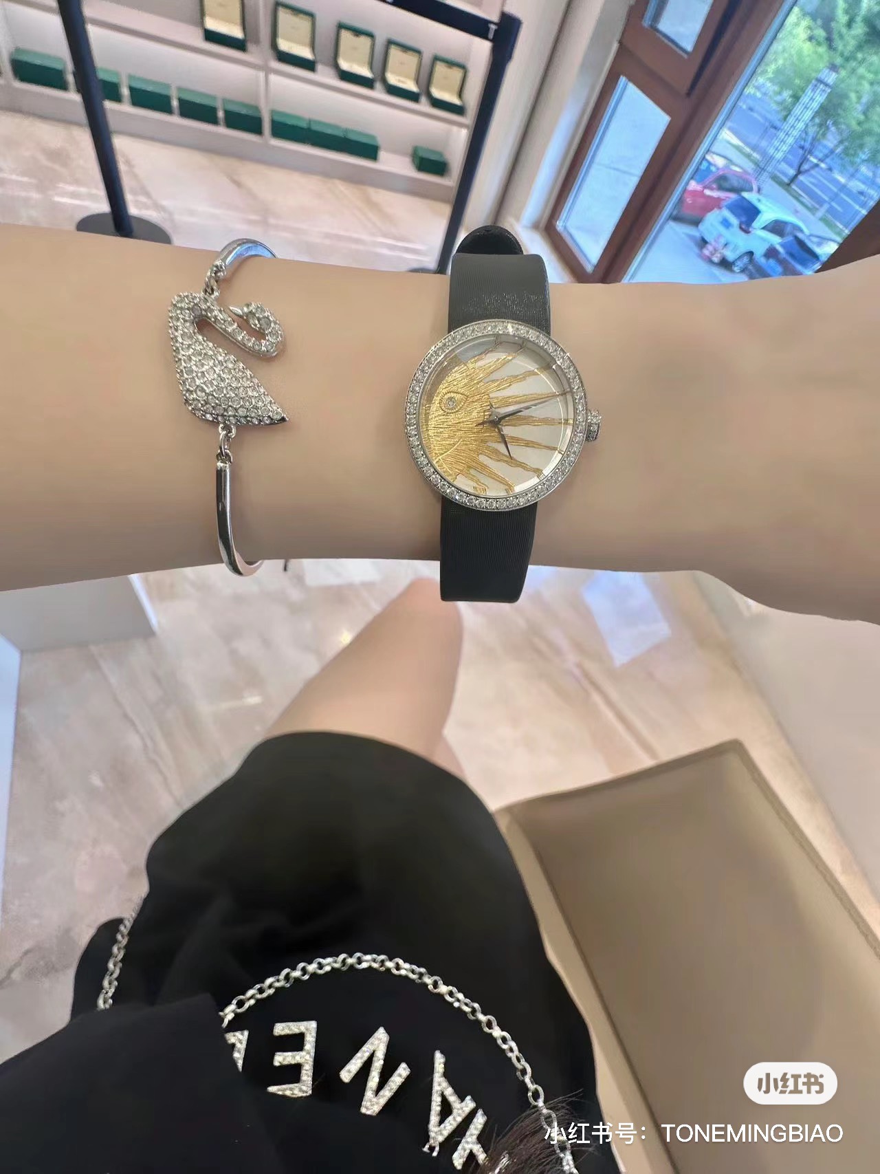 NO:394341,Dior baby watch!  It's so beautiful~, dior19860909迪奥 baby同款手表哦！实在太美了～,,dior,Watch