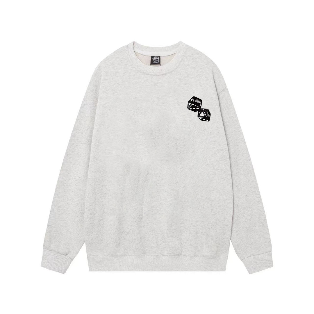 Stussy FW24 Dice Series Hoodie: Fur-Crunch Fabric, Unisex, Various Colors & Sizes - 图片 4