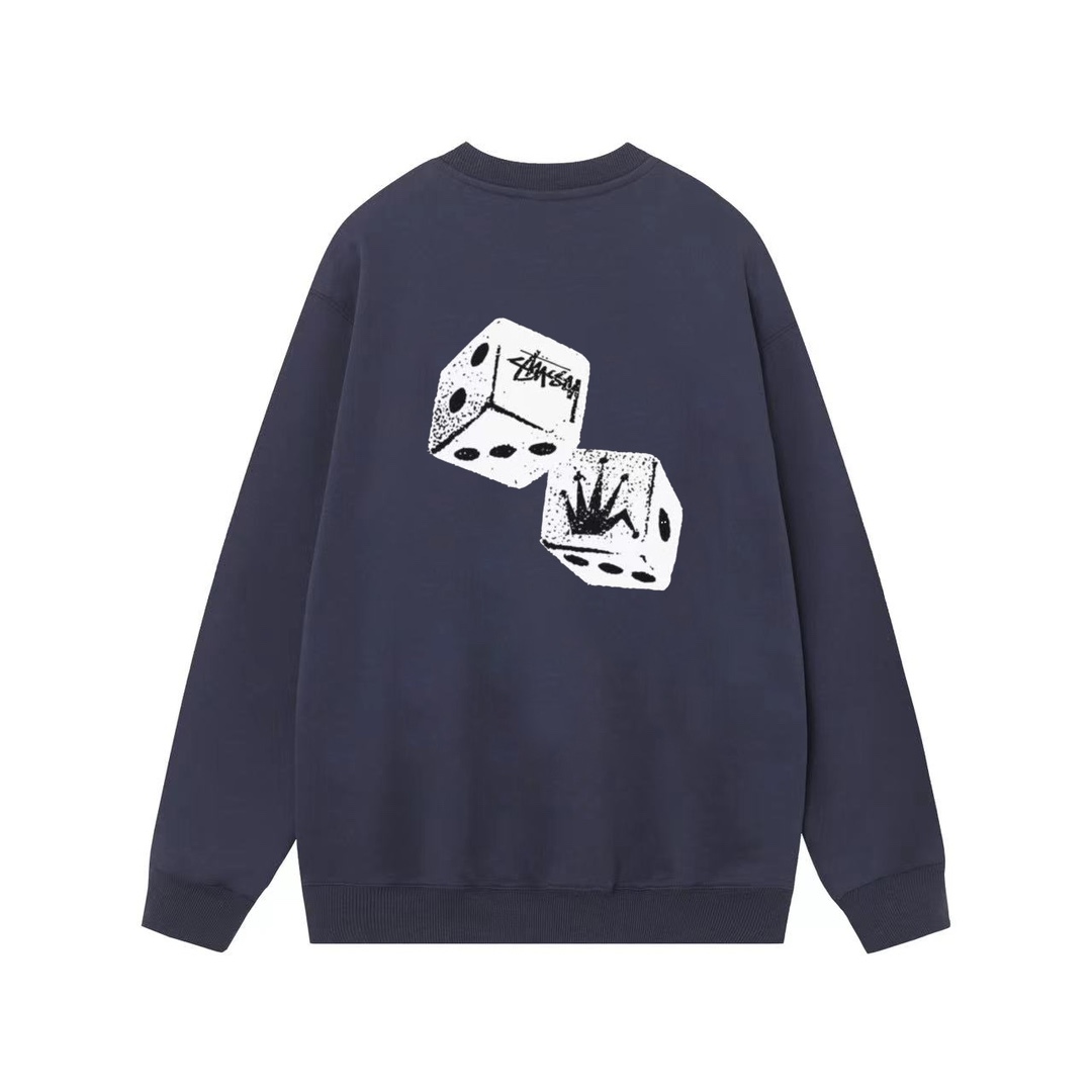 Stussy FW24 Dice Series Hoodie: Fur-Crunch Fabric, Unisex, Various Colors & Sizes - 图片 9