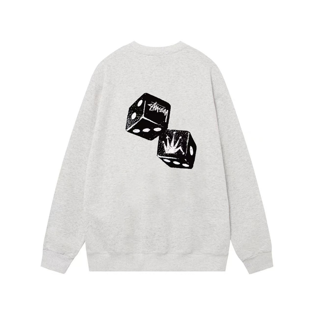 Stussy FW24 Dice Series Hoodie: Fur-Crunch Fabric, Unisex, Various Colors & Sizes - 图片 5