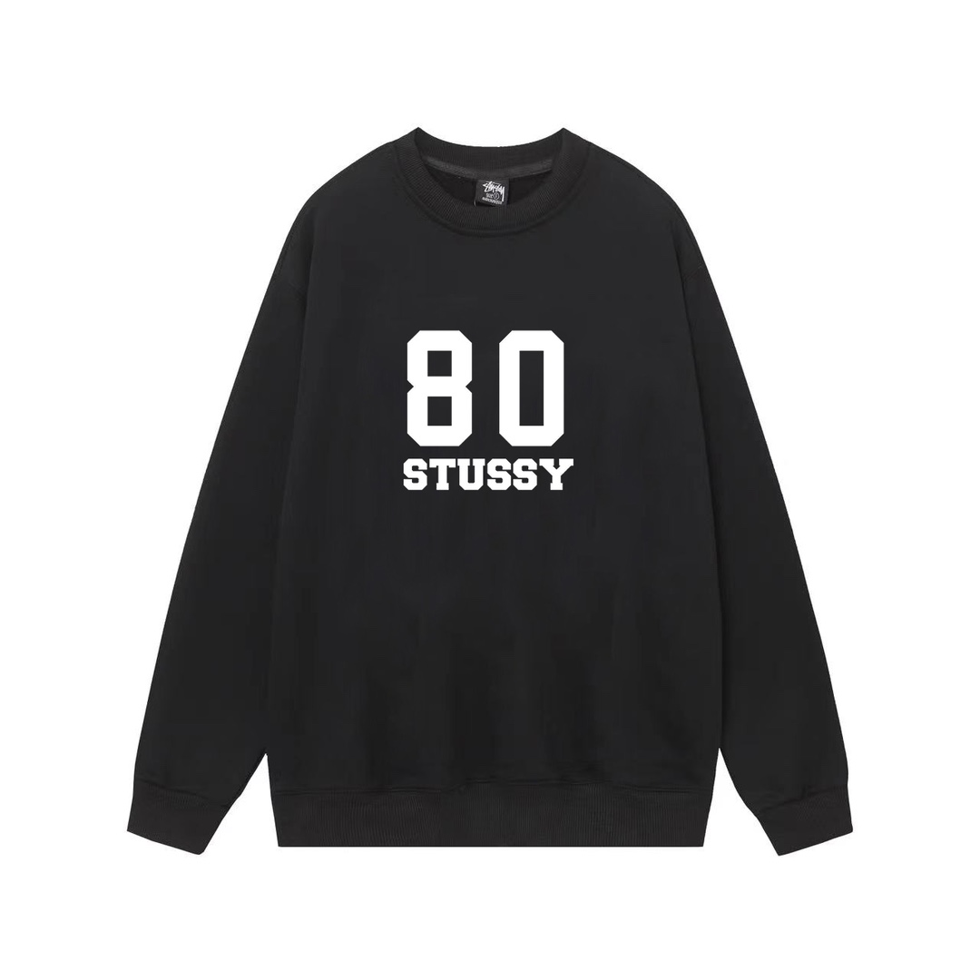High-Quality Stussy FW24 Hoodie with Fur-Crunch Fabric, Unisex, Various Colors - 图片 8