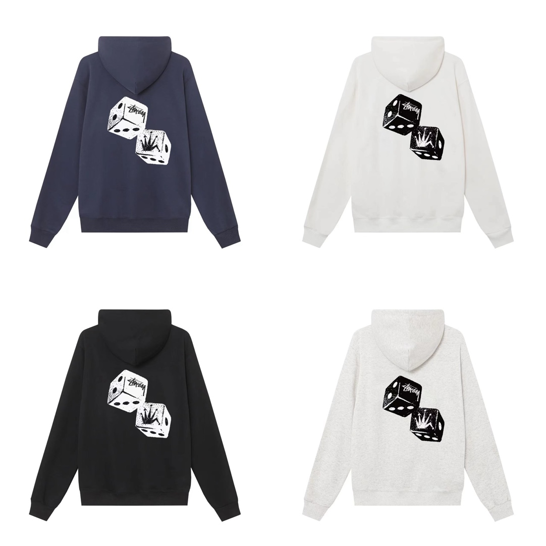 Stussy FW24 Dice Series Hoodie: Premium Quality, Unisex, Multiple Colors & Sizes
