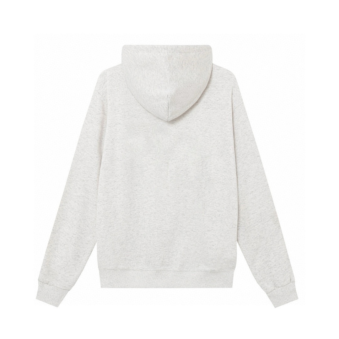 High-Quality Stussy FW24 Relaxed Hoodie with Fur-Crunch Fabric, Unisex, Various Colors - 图片 7
