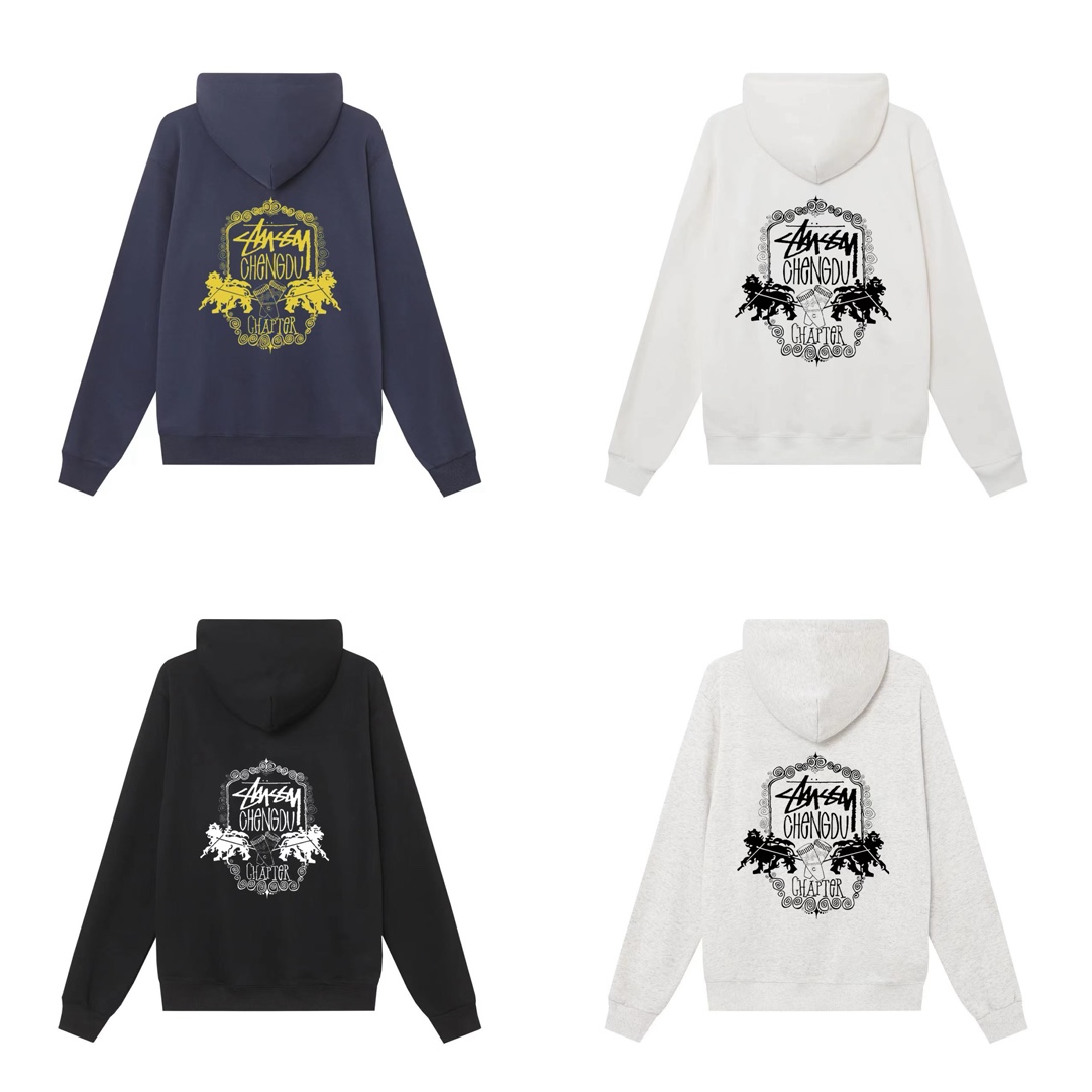 Stussey FW24 Fur-Crunch Fabric Couple’s Choice in White, Black, Gray.