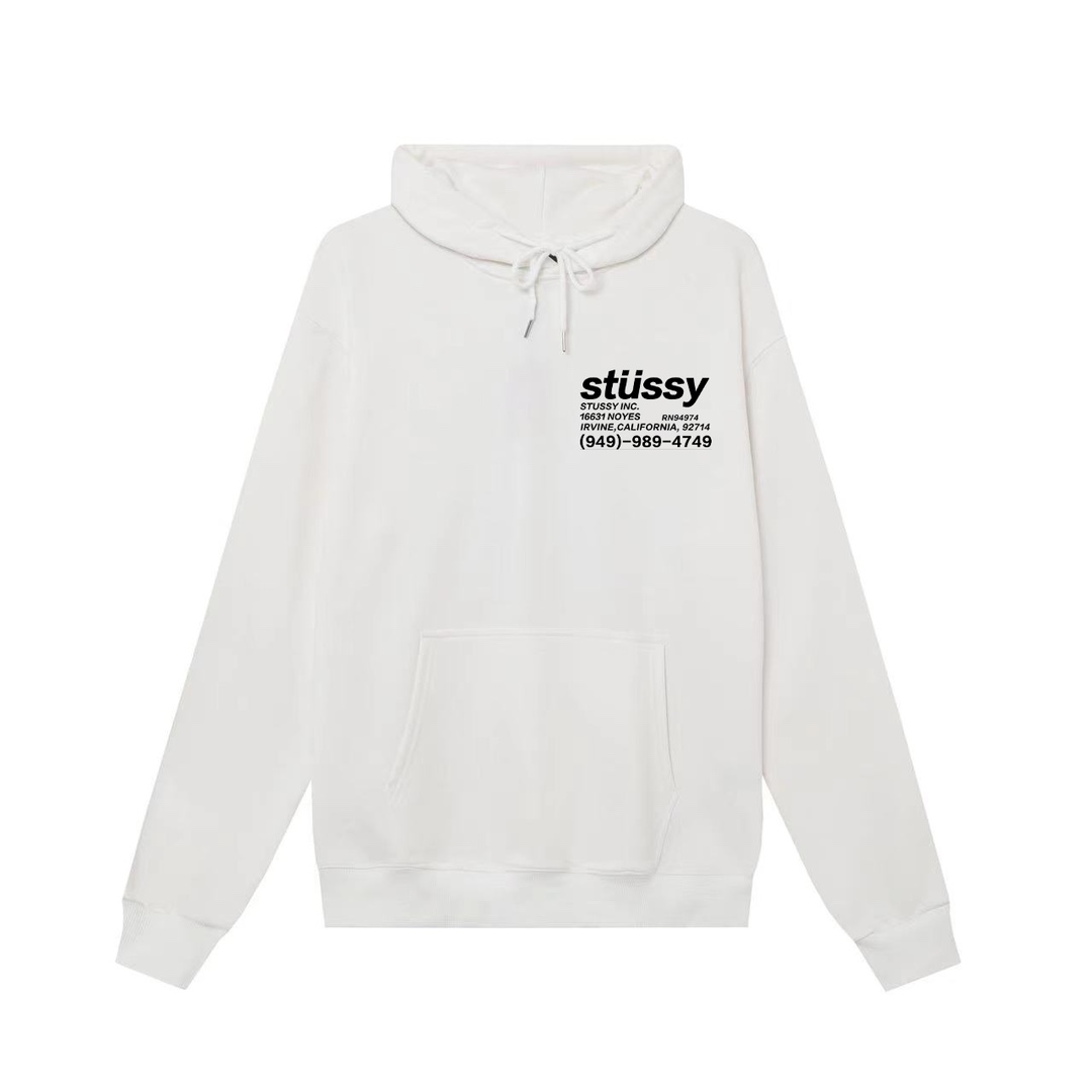 Stylish Stussiesy FW24 DNA ZIP Hoodie: Premium Quality for Couples - 图片 9