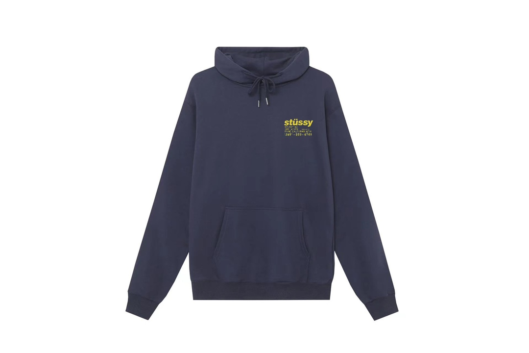 Stylish Stussiesy FW24 DNA ZIP Hoodie: Premium Quality for Couples - 图片 5