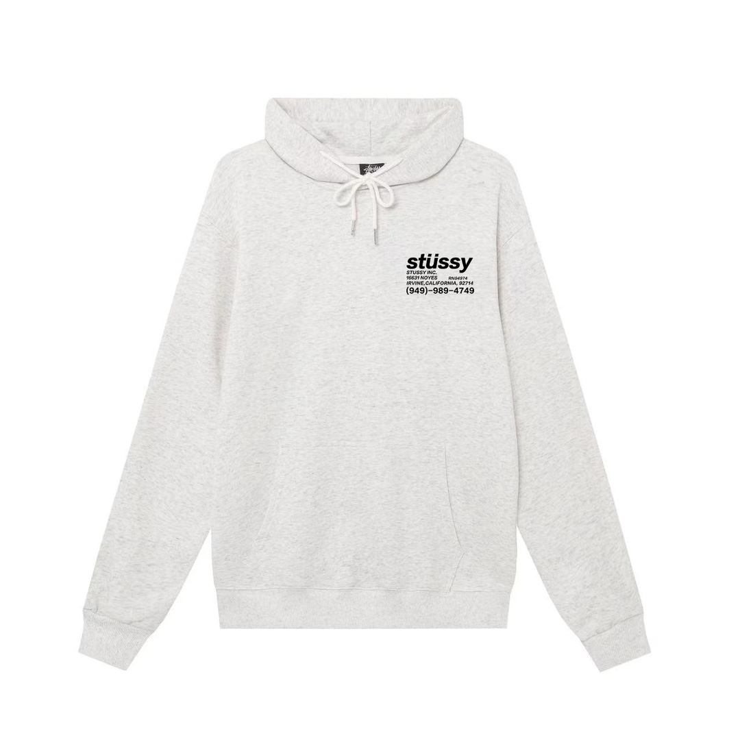 Stylish Stussiesy FW24 DNA ZIP Hoodie: Premium Quality for Couples - 图片 6