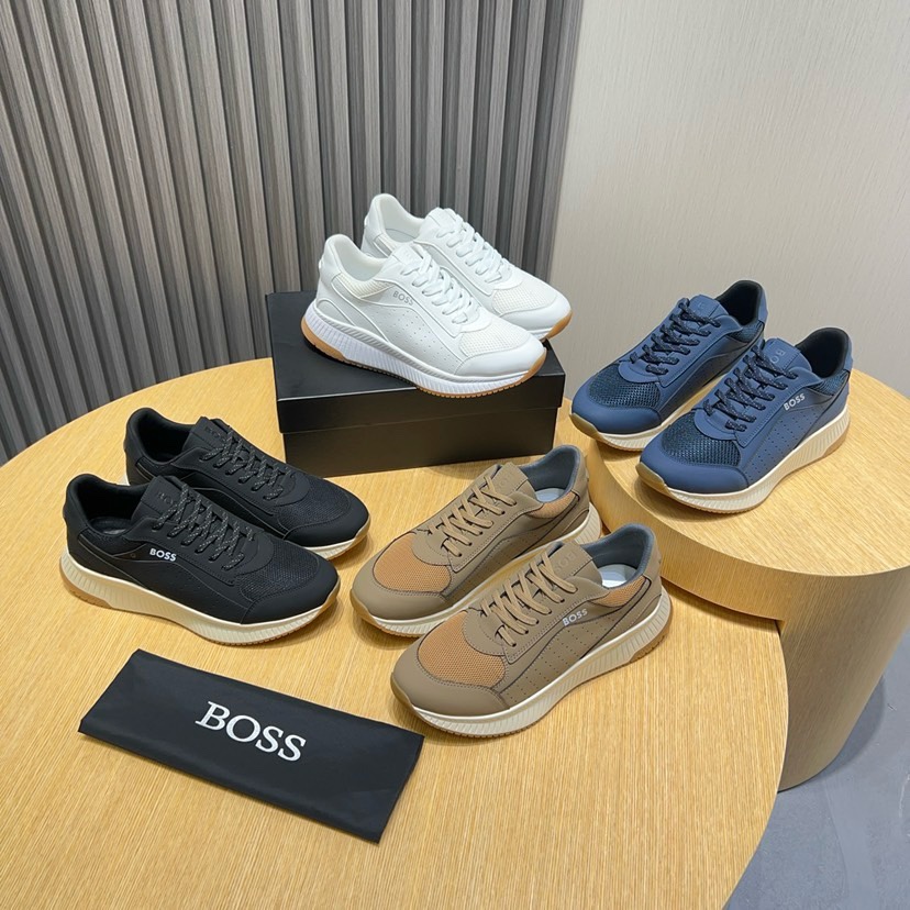 Fábrica P250 [Boss] nuevos zapatos de los deportes de los hombres Conocida marca deportiva nueva gra