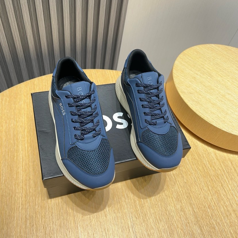 Fábrica P250 [Boss] nuevos zapatos de los deportes de los hombres Conocida marca deportiva nueva gra