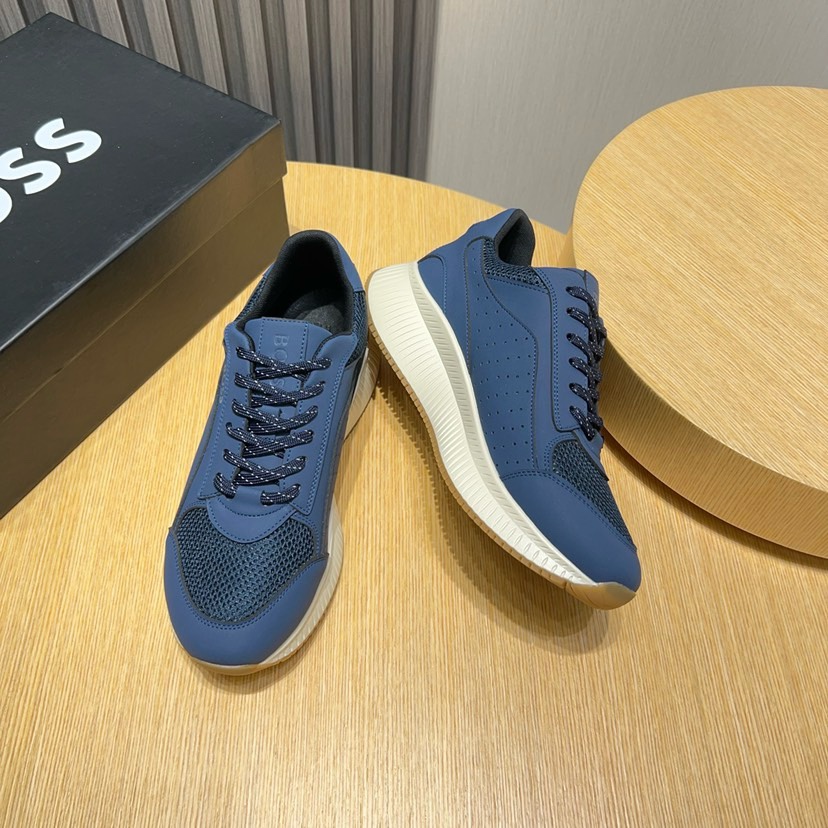 Fábrica P250 [Boss] nuevos zapatos de los deportes de los hombres Conocida marca deportiva nueva gra