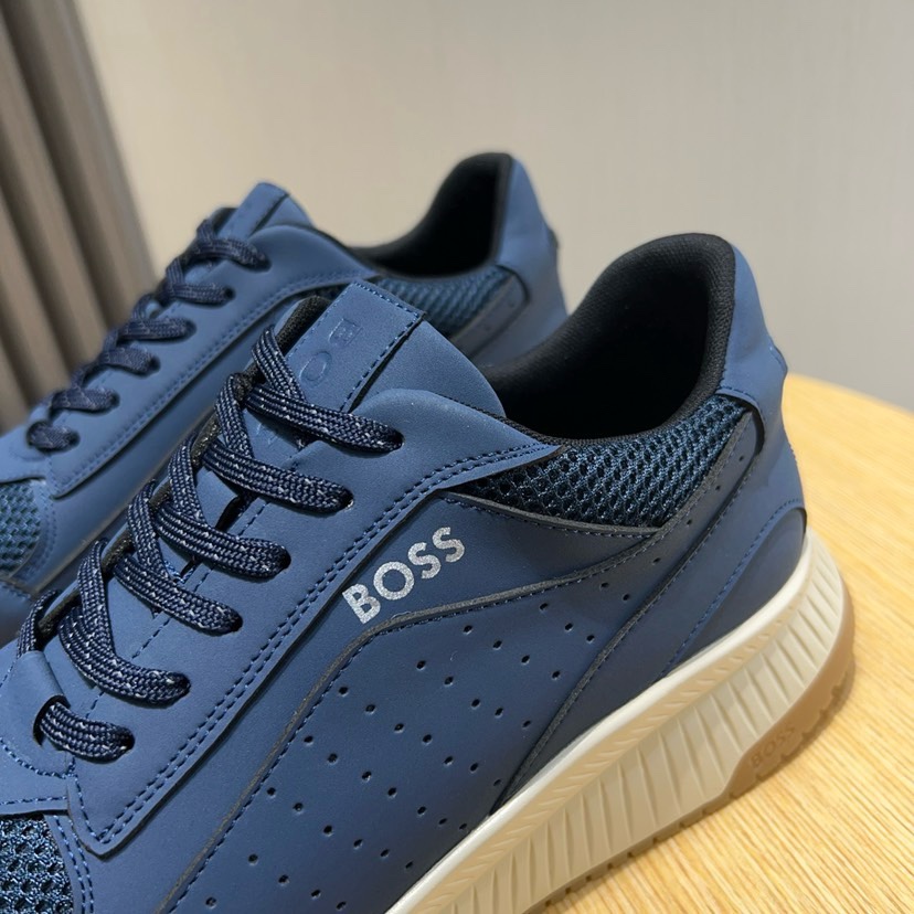 Fábrica P250 [Boss] nuevos zapatos de los deportes de los hombres Conocida marca deportiva nueva gra