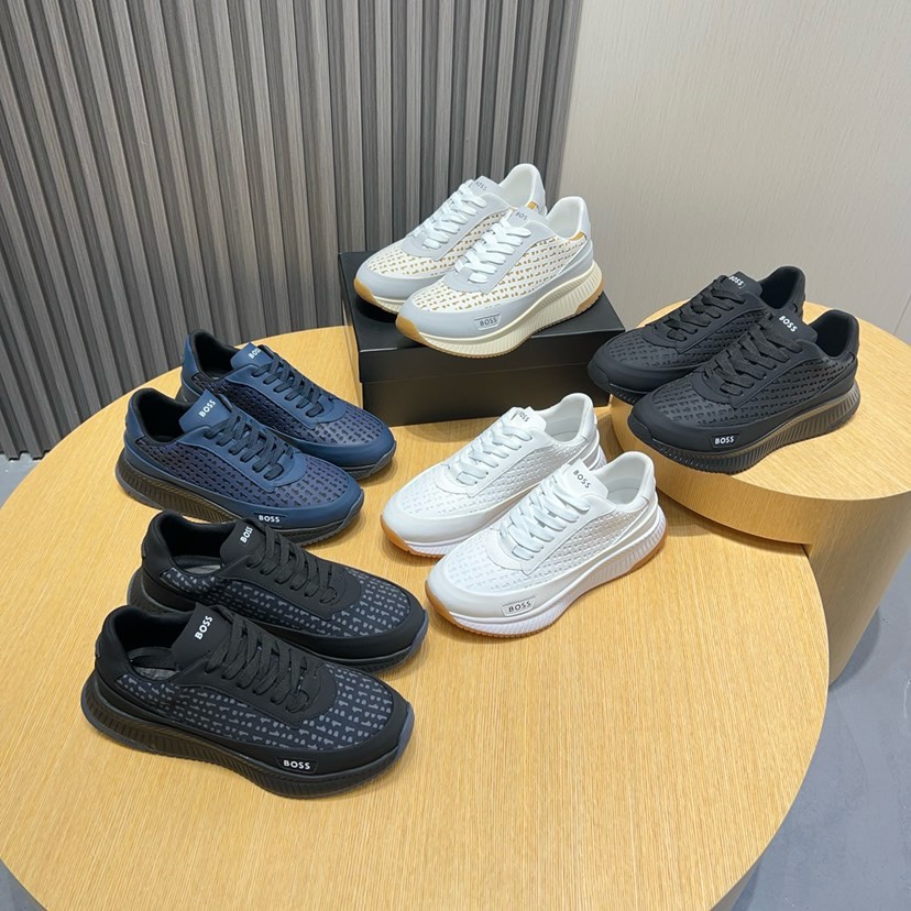 Fábrica P250 [Boss] nuevos zapatos de los deportes de los hombres Conocida marca deportiva nueva gra