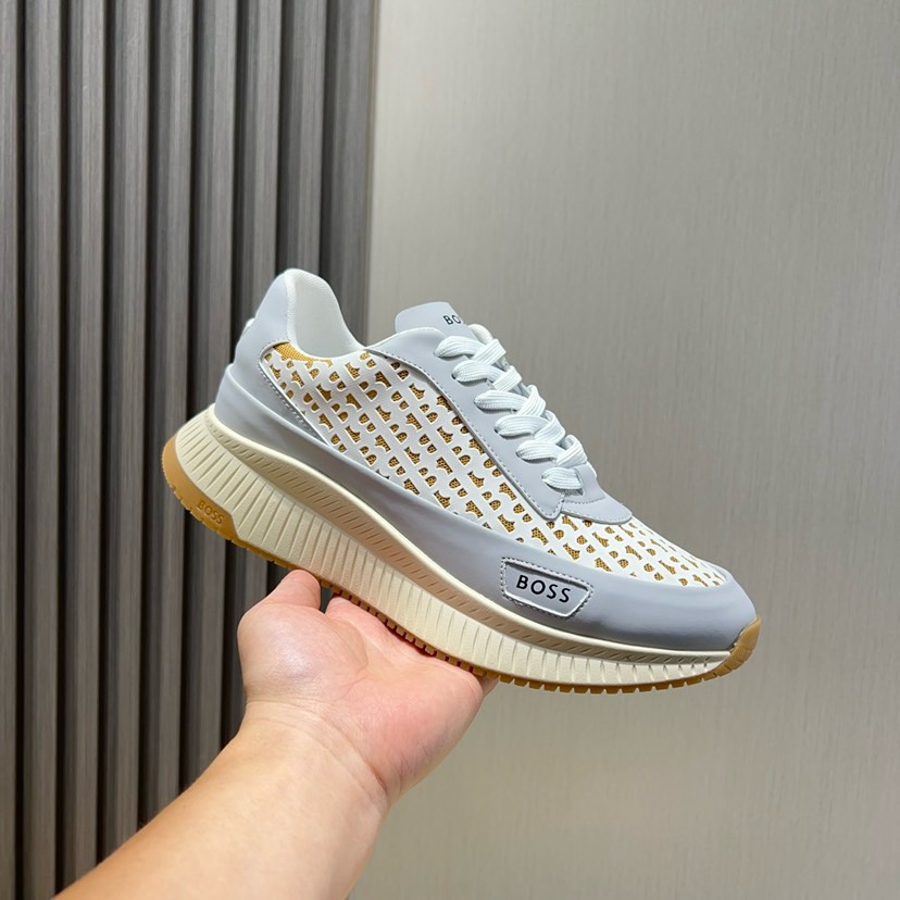 Fábrica P250 [Boss] nuevos zapatos de los deportes de los hombres Conocida marca deportiva nueva gra
