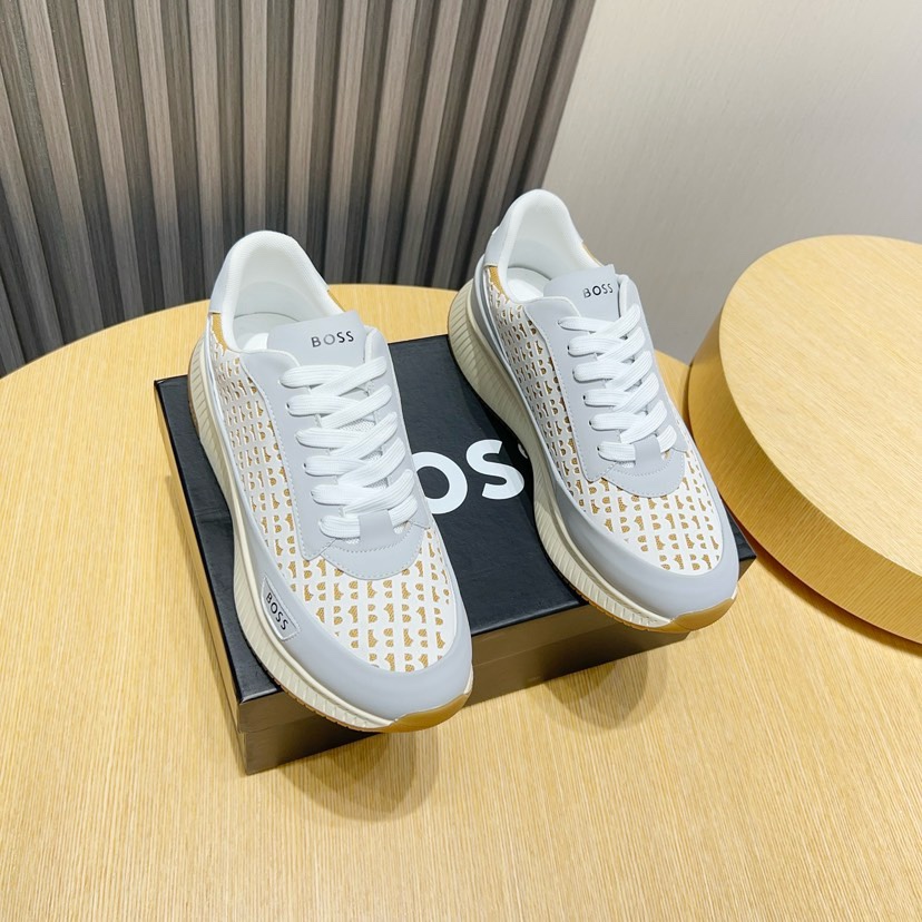 Fábrica P250 [Boss] nuevos zapatos de los deportes de los hombres Conocida marca deportiva nueva gra