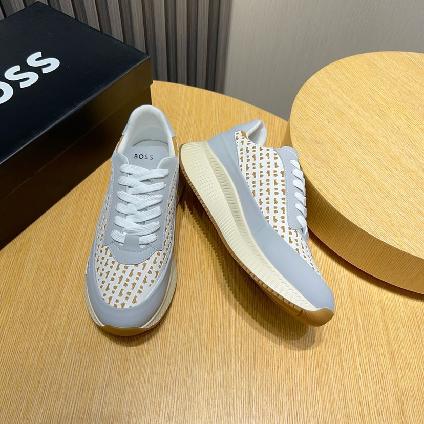 Fábrica P250 [Boss] nuevos zapatos de los deportes de los hombres Conocida marca deportiva nueva gra