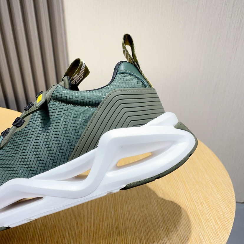 Factory P270 [Armani] Armani nueva moda zapatillas de deporte de los hombres cuidadosamente elaborad