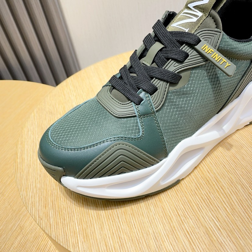 Factory P270 [Armani] Armani nueva moda zapatillas de deporte de los hombres cuidadosamente elaborad