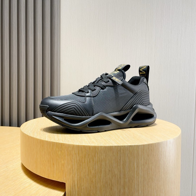 Factory P270 [Armani] Armani nueva moda zapatillas de deporte de los hombres cuidadosamente elaborad