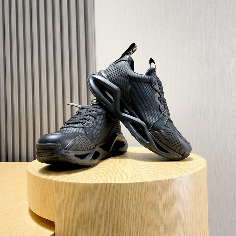 Factory P270 [Armani] Armani nueva moda zapatillas de deporte de los hombres cuidadosamente elaborad