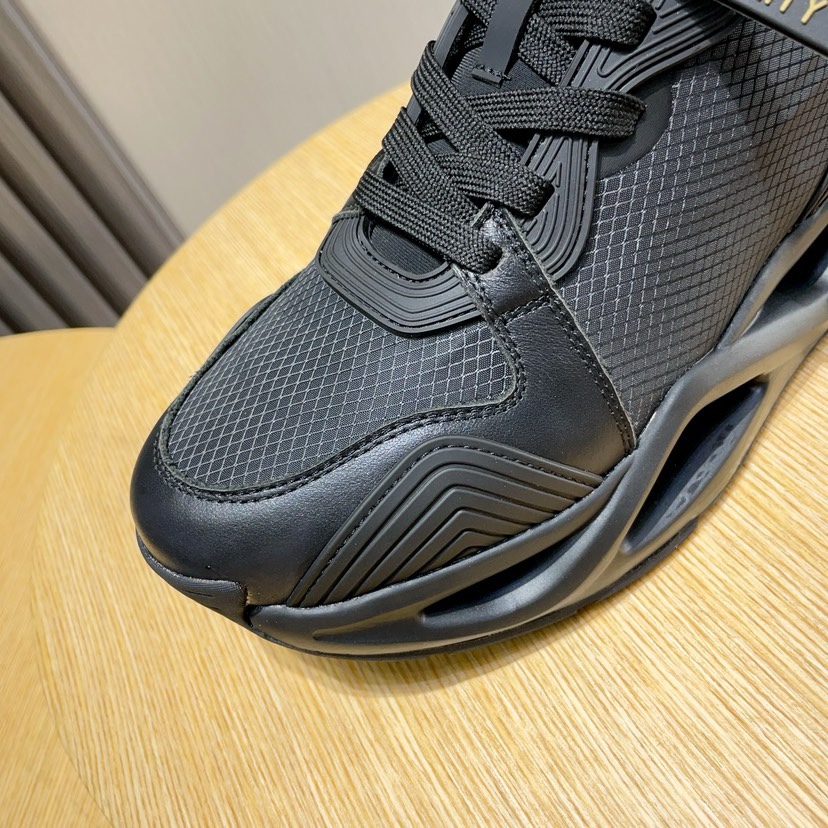 Factory P270 [Armani] Armani nueva moda zapatillas de deporte de los hombres cuidadosamente elaborad