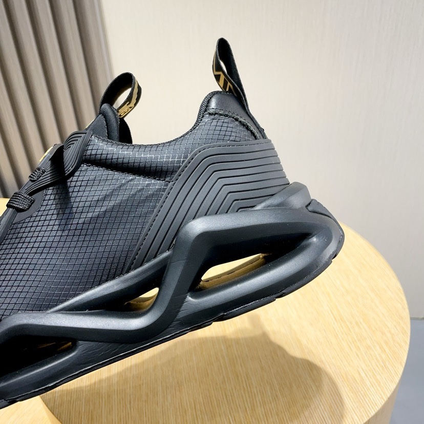 Factory P270 [Armani] Armani nueva moda zapatillas de deporte de los hombres cuidadosamente elaborad