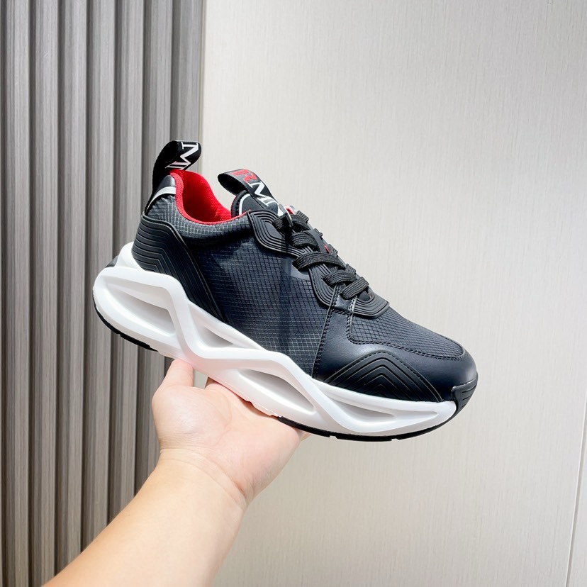 Factory P270 [Armani] Armani nueva moda zapatillas de deporte de los hombres cuidadosamente elaborad
