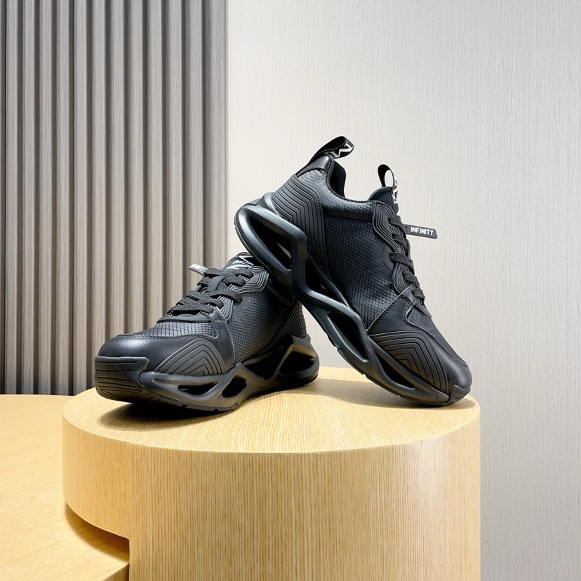 Factory P270 [Armani] Armani nueva moda zapatillas de deporte de los hombres cuidadosamente elaborad