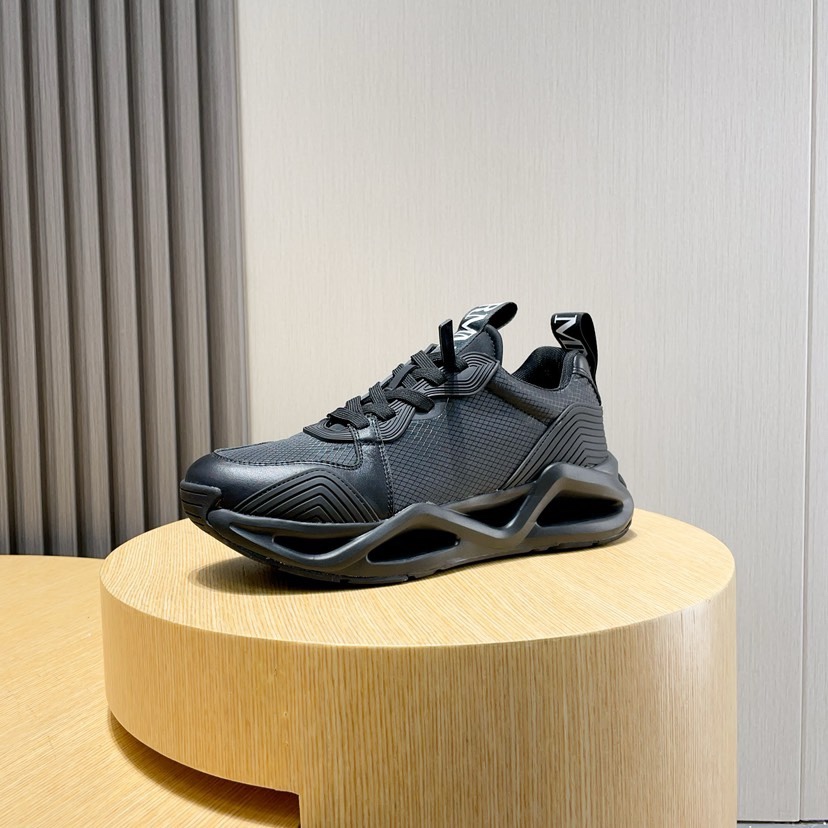 Factory P270 [Armani] Armani nueva moda zapatillas de deporte de los hombres cuidadosamente elaborad
