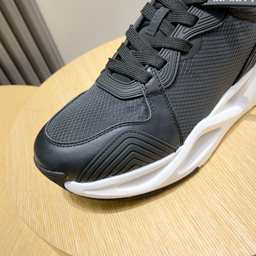 Factory P270 [Armani] Armani nueva moda zapatillas de deporte de los hombres cuidadosamente elaborad