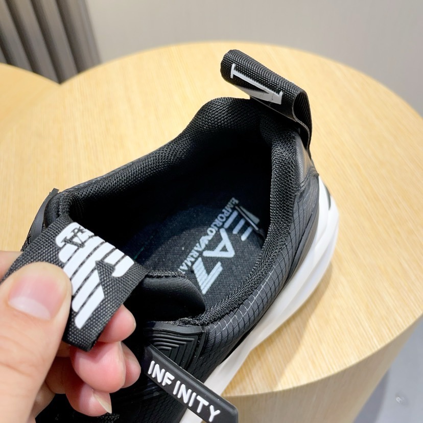 Factory P270 [Armani] Armani nueva moda zapatillas de deporte de los hombres cuidadosamente elaborad