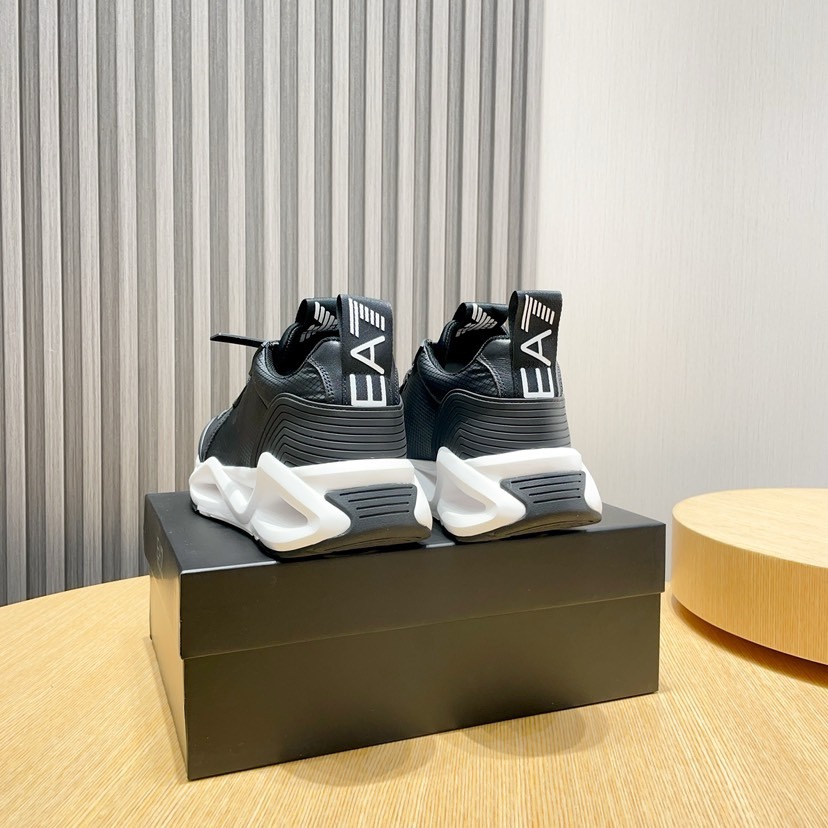 Factory P270 [Armani] Armani nueva moda zapatillas de deporte de los hombres cuidadosamente elaborad