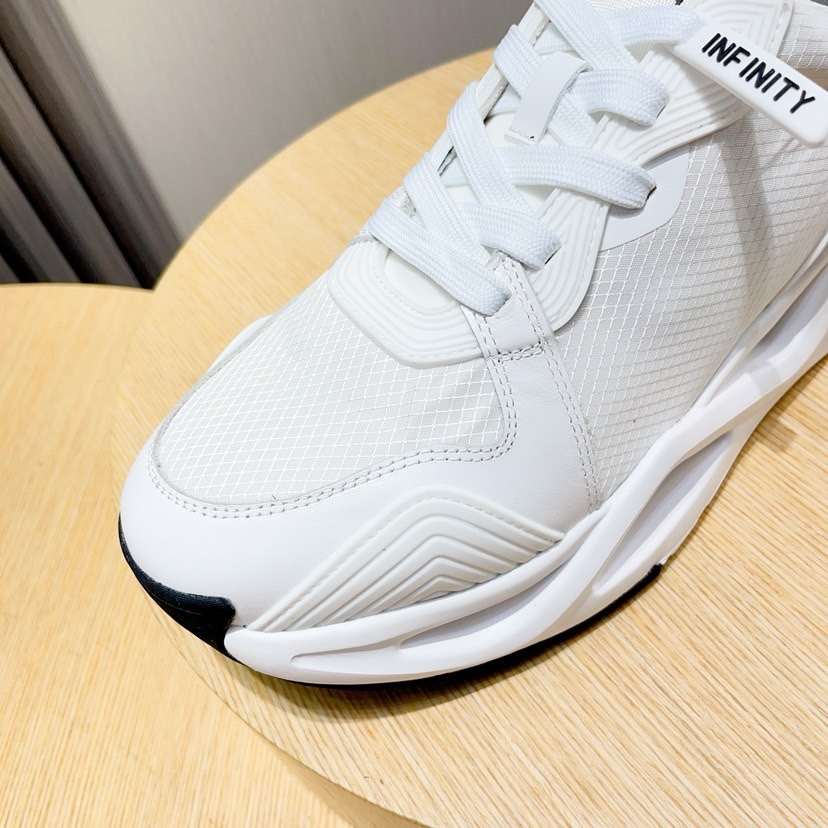 Factory P270 [Armani] Armani nueva moda zapatillas de deporte de los hombres cuidadosamente elaborad