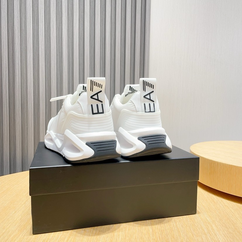 Factory P270 [Armani] Armani nueva moda zapatillas de deporte de los hombres cuidadosamente elaborad