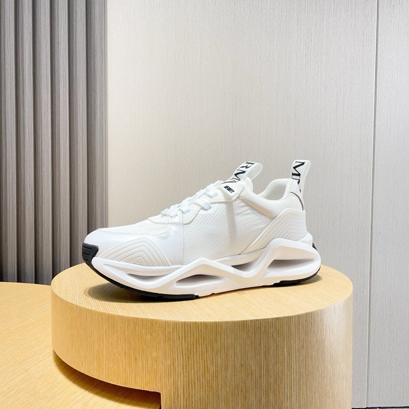 Factory P270 [Armani] Armani nueva moda zapatillas de deporte de los hombres cuidadosamente elaborad