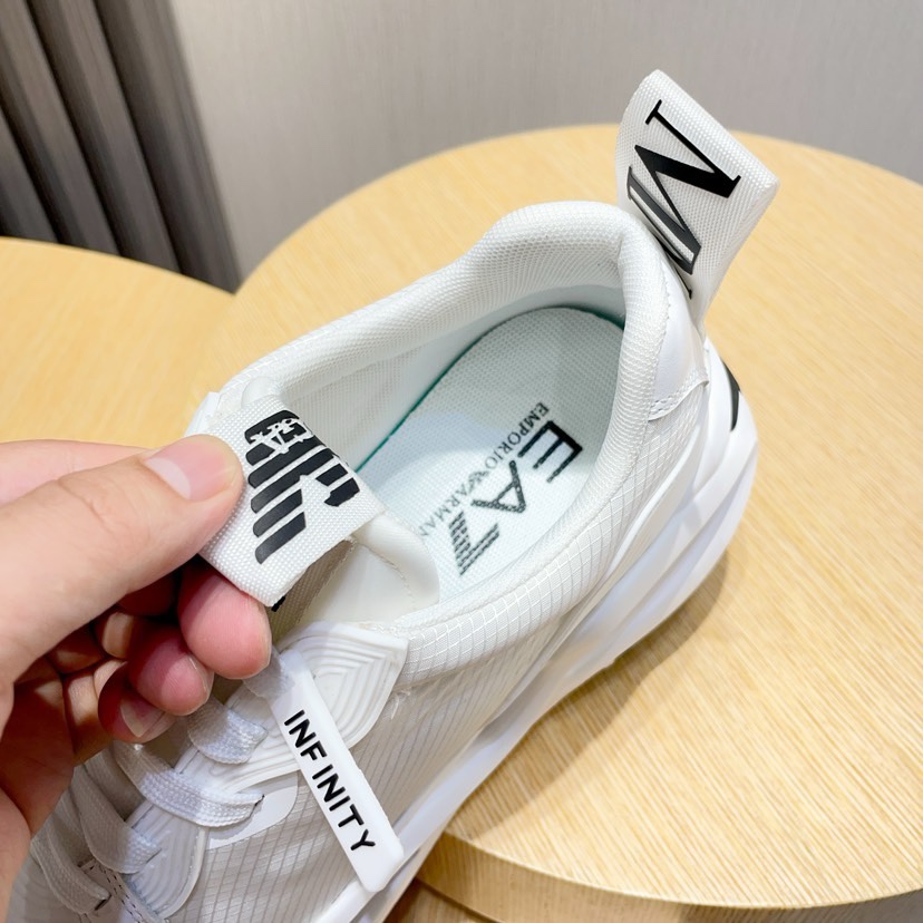 Factory P270 [Armani] Armani nueva moda zapatillas de deporte de los hombres cuidadosamente elaborad