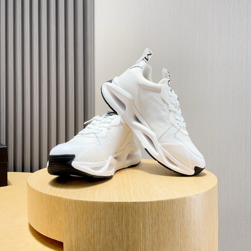 Factory P270 [Armani] Armani nueva moda zapatillas de deporte de los hombres cuidadosamente elaborad