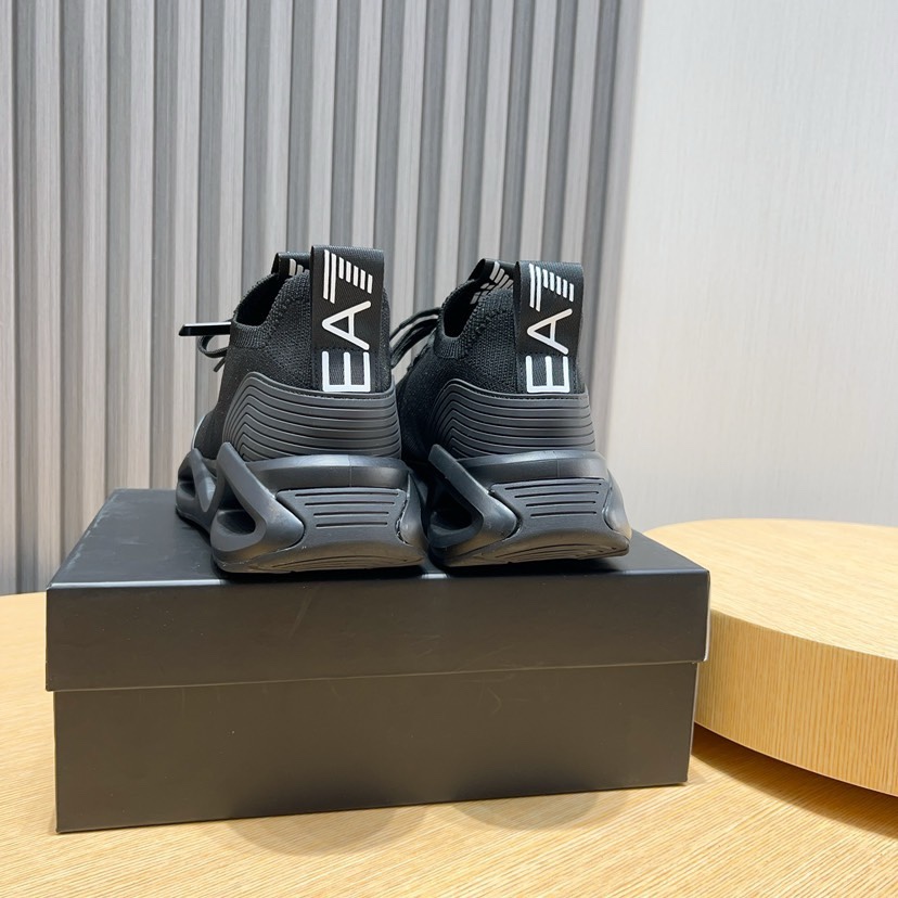 Fábrica P250 [Armani] Armani nueva moda entrenadores de los hombres cuidadosamente elaborados marca 