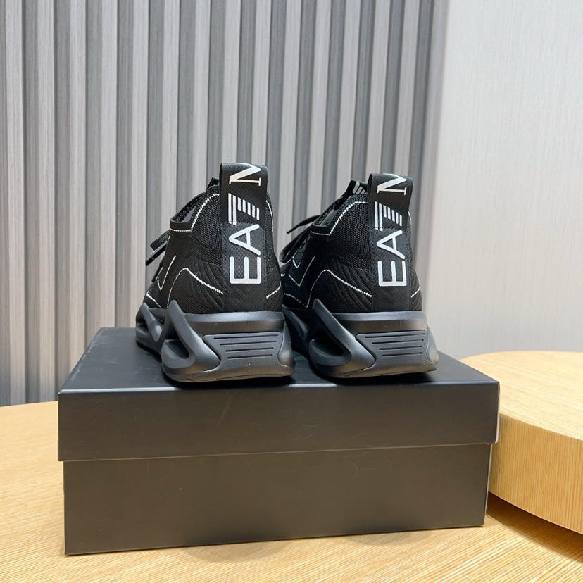 Fábrica P250 [Armani] Armani nueva moda entrenadores de los hombres cuidadosamente elaborados marca 