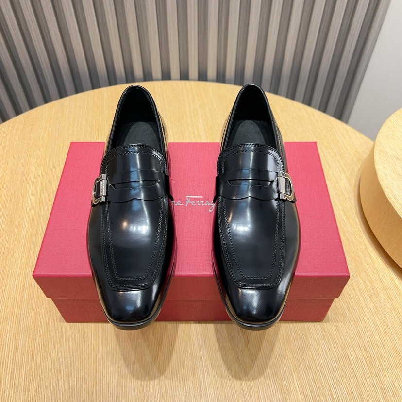 Salvatore Ferragamo Men's Leather Loafers - Business Style, Comfortable Fit 2 i1744654199249 4560 0 0
