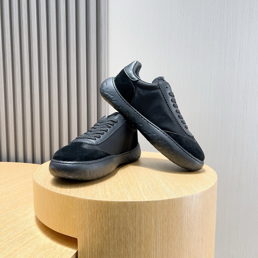 Bottega Veneta Men's Black Leather & Suede Low-Top Sneakers - Size 38-45 6 i1744824215115 6667 0 4