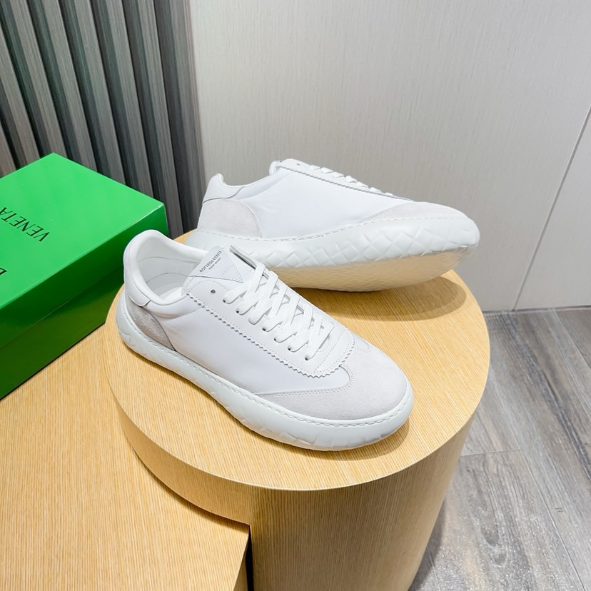 Bottega Veneta White Leather & Suede Basket Sneakers Size 38-45 4 i1744824235189 494 0 2
