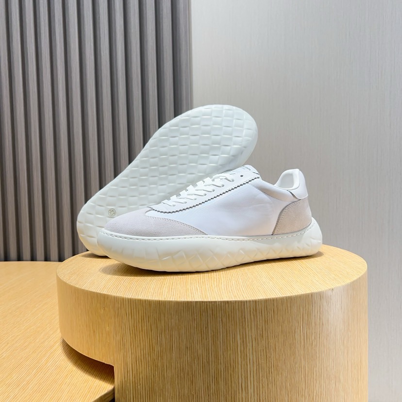 Bottega Veneta White Leather & Suede Basket Sneakers Size 38-45 10 i1744824235191 3422 0 8