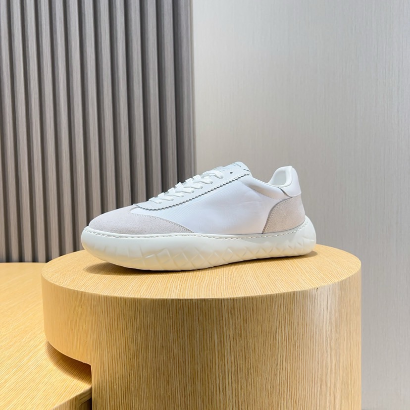 Bottega Veneta White Leather & Suede Basket Sneakers Size 38-45 8 i1744824235191 427 0 6
