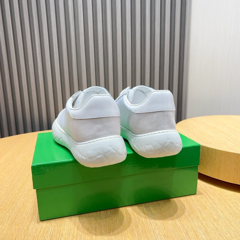 Bottega Veneta White Leather & Suede Basket Sneakers Size 38-45 5 i1744824235192 7439 0 3