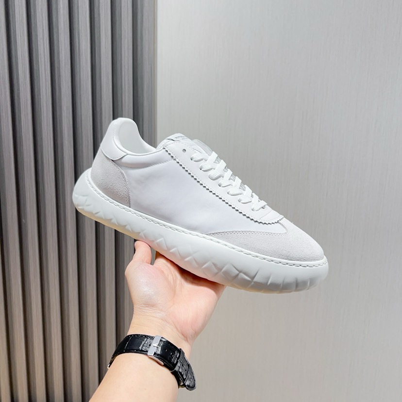 Bottega Veneta White Leather & Suede Basket Sneakers Size 38-45 3 i1744824235546 2711 0 1